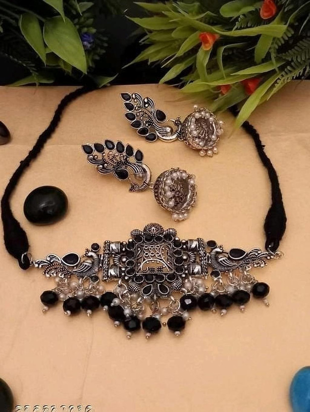 Samridhi DC Zinc Black Jewellery Set(Pack of 1)