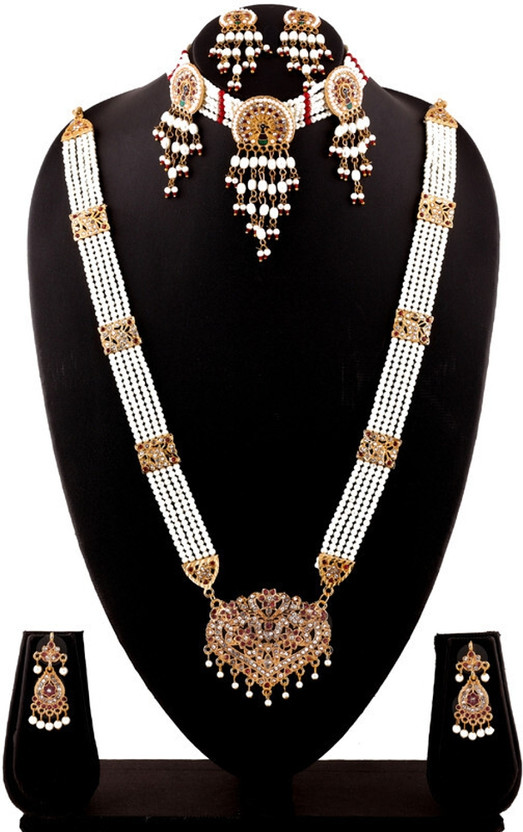 Better Buy Brass Gold-plated Multicolor Jewellery Set(Pack of 2)