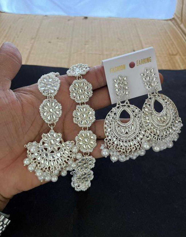 theostrichcollection Alloy Brass Grey, Silver Jewellery Set(Pack of 1)
