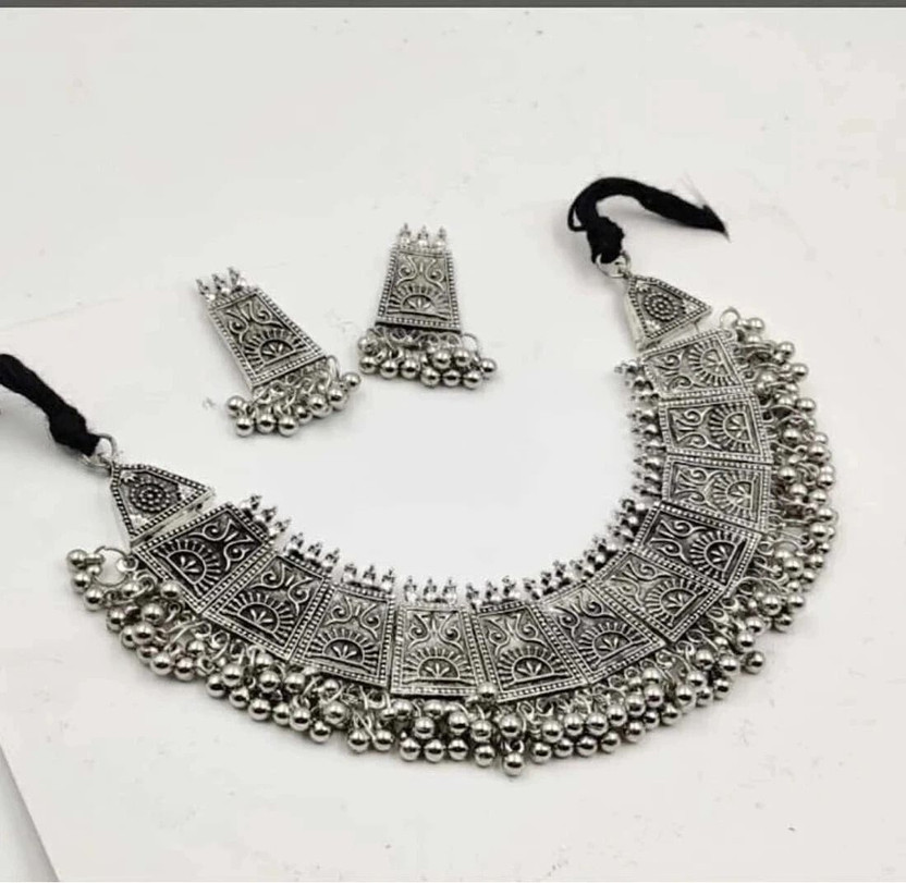fashion fx Oxidised Silver Silver Silver Jewellery Set(Pack of 1)