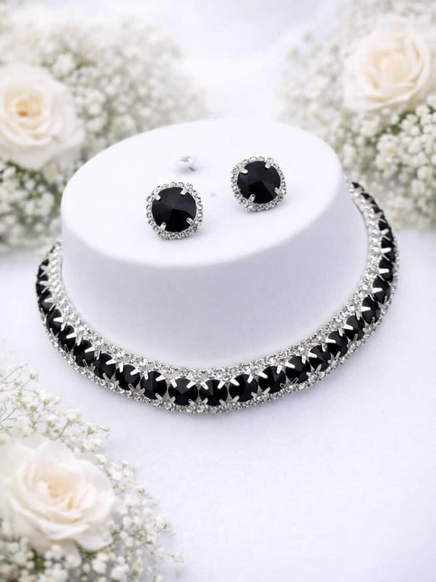 TIGENECY Alloy Black Jewellery Set(Pack of 1)