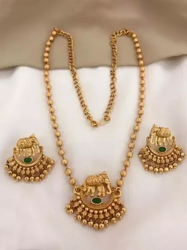 Vivanta Alloy Gold-plated Gold Jewellery Set(Pack of 1)
