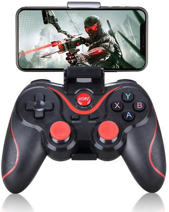 gamenophobia X3 Wireless Bluetooth remote Gamepad For Android/Windows/Smart TV  Joystick(Black, For PC)