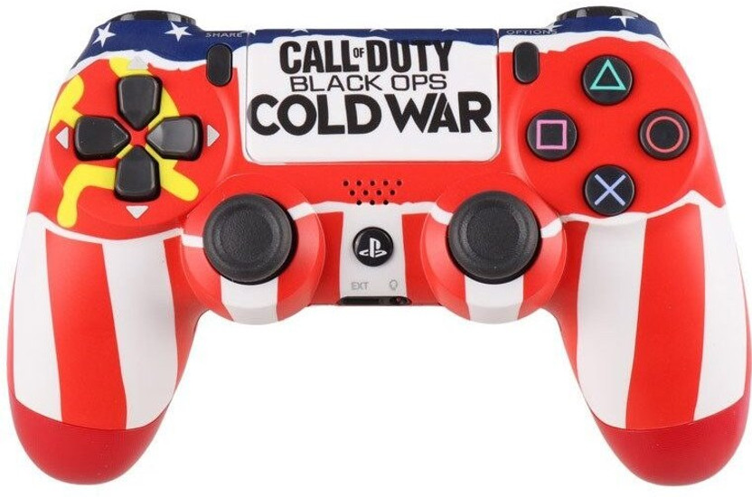 HG WORLD PS4 Playstation Controller Dualshock 4 Wireless,High Performance Dual Motor  Motion Controller(Red, For PS4, PC)