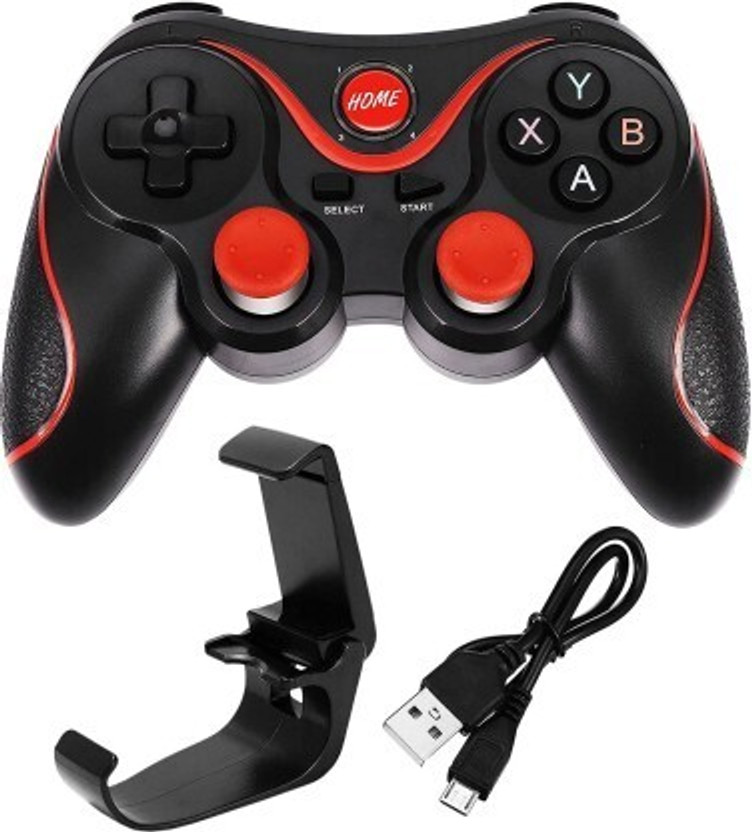 FANSEEKART X3 Mobile Wireless Bluetooth Game Controller Gamepad for iOS/Android/SmartT.V  Joystick(Black, For PC)