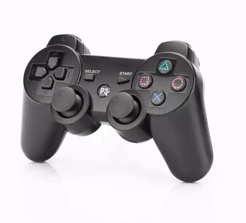 gamseria PS3 Controller Wireless Replacement for Playstation 3 Controller Wireless, PS3 Remote Controller, PS3 Bluetooth Controller, PS3 Joystick Controller, Compatible with Sony Playstation 3 / Playstation Slim. Joystick (Black, For PS3)  Joystick(Black,