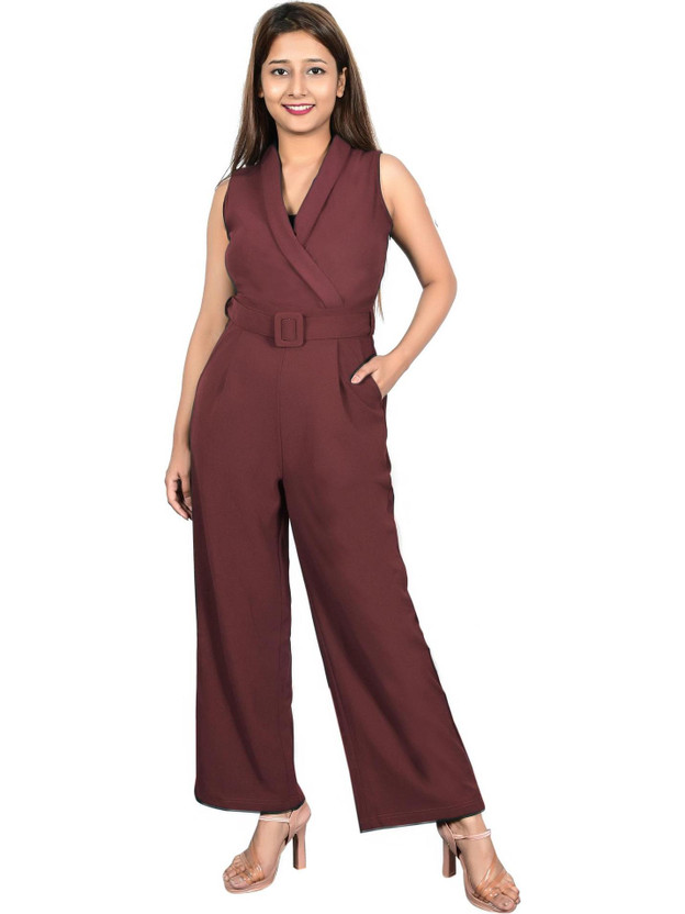 Sunday Casual Solid Women Jumpsuit