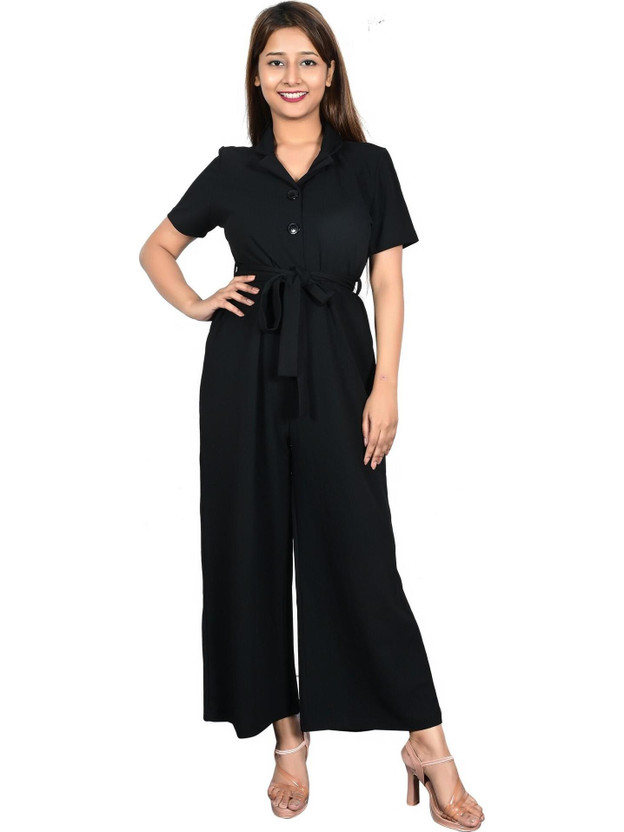 Sunday Casual Solid Women Jumpsuit