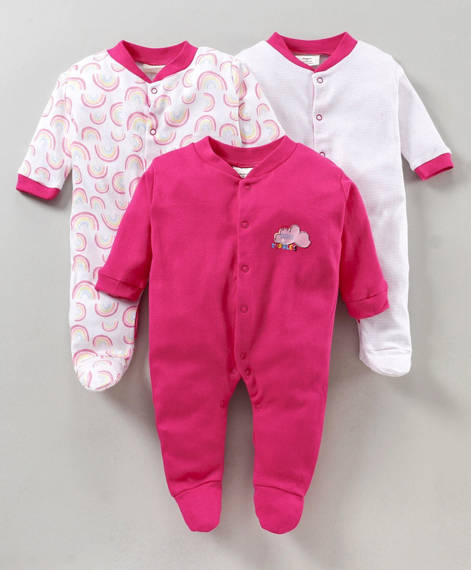 Modern Mama Printed, Striped Baby Boys & Baby Girls Jumpsuit