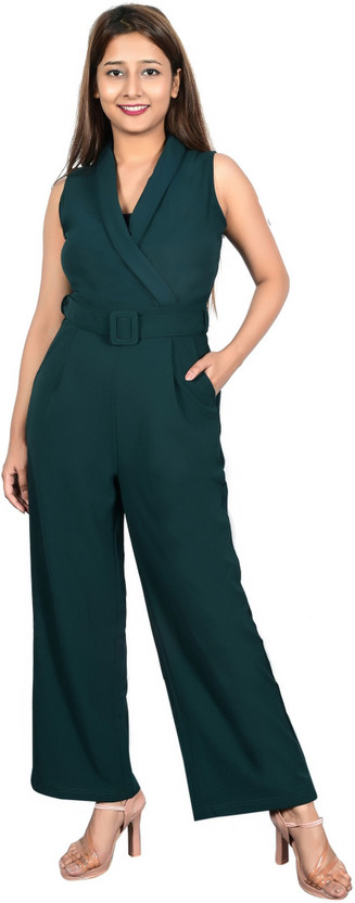 Sunday Casual Solid Women Jumpsuit