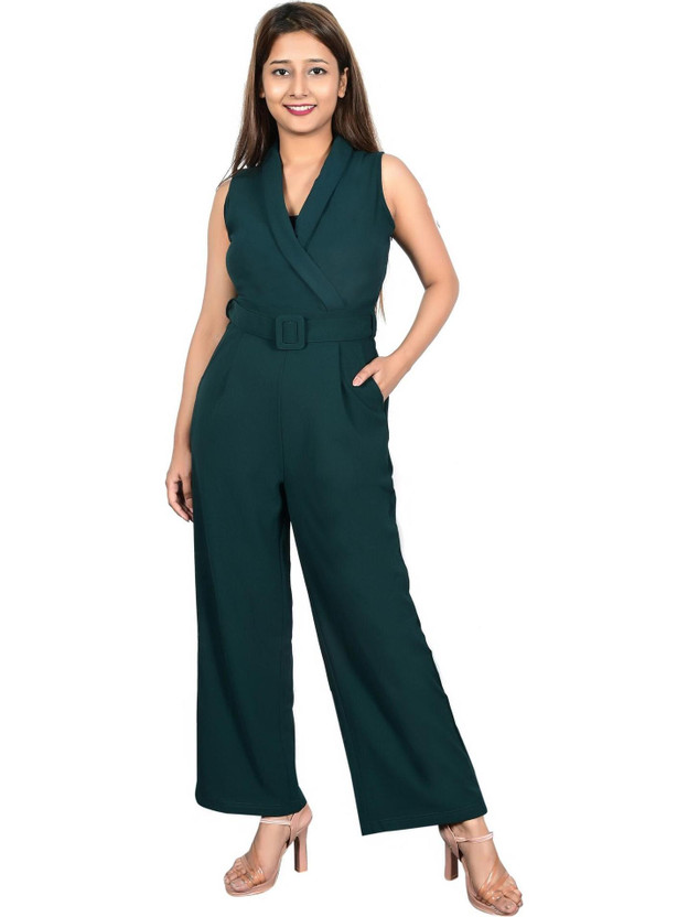 Sunday Casual Solid Women Jumpsuit