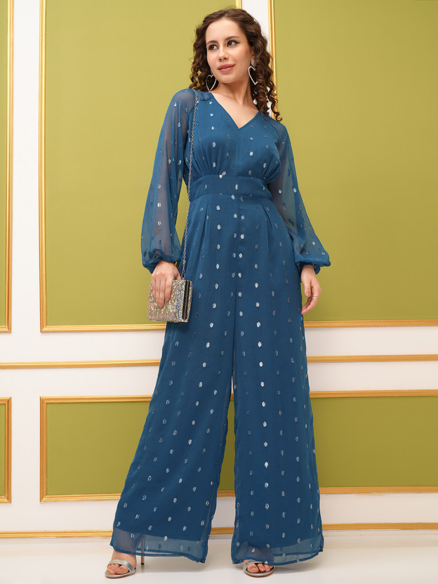 Tokyo Talkies Self Design Women Jumpsuit