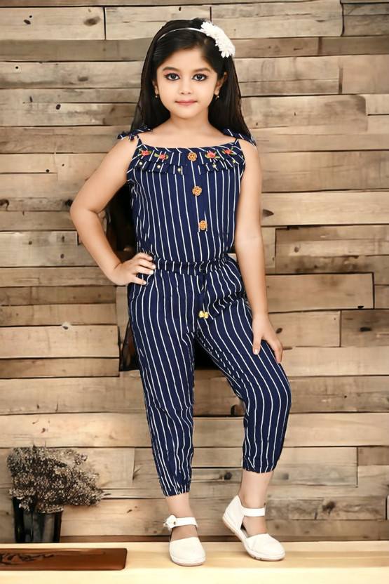 KHUKU FASHION Printed Girls Jumpsuit