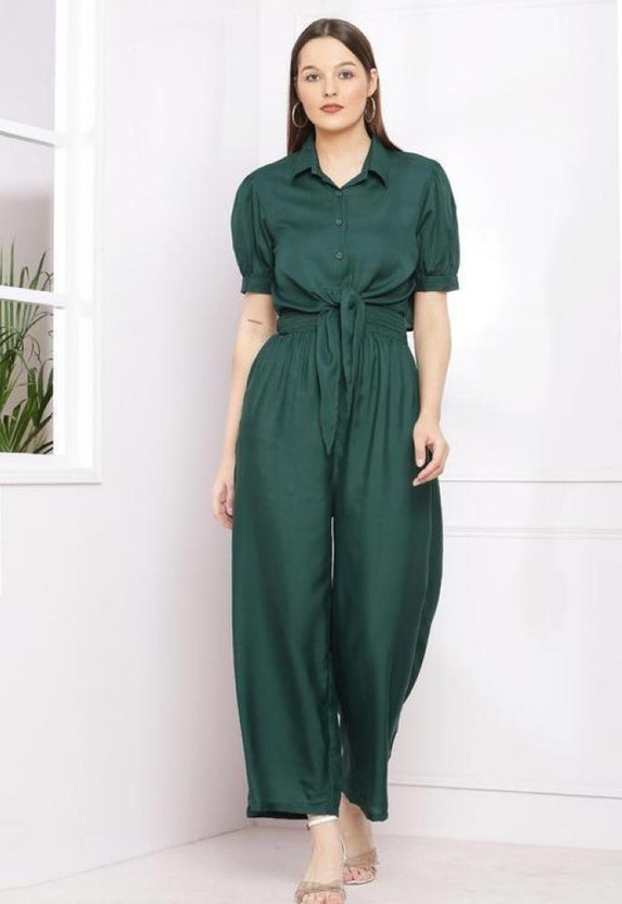 womenish womenish Solid Women Jumpsuit - Flipkart Deal