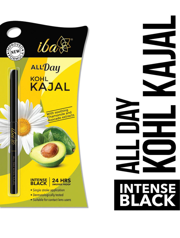 Iba Iba All Day Kohl Kajal(Jet Black, 0.3 g) - Flipkart Deal