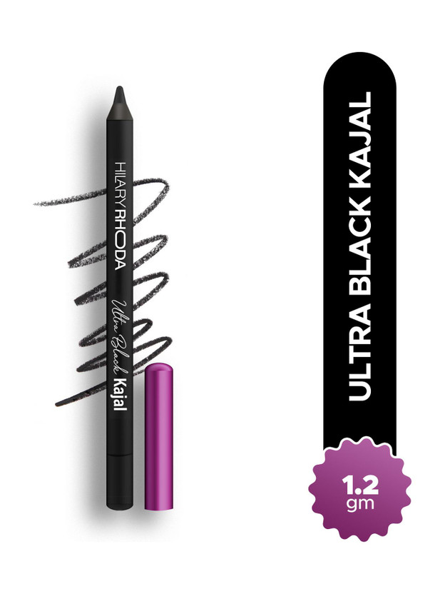 Hilary Hilary Rhoda Ultra Black Kajal | 18-Hour Stay Kajal | Kajal Eyeliner | Waterproof Kajal(Black, 1.2 g) - Flipkart Deal