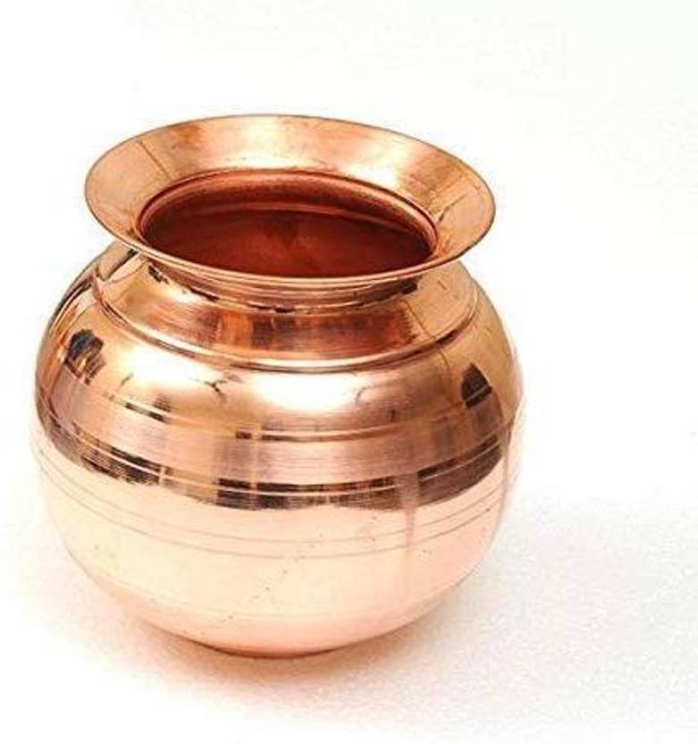 Afnan traders Copper Tamba Matka/Pot 5 Litre Water