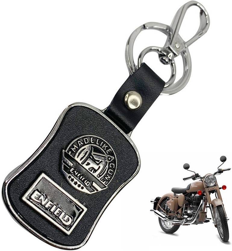Dhe Best Bike Keychain Made Like a Gun Metal for Royal Enfield Classic