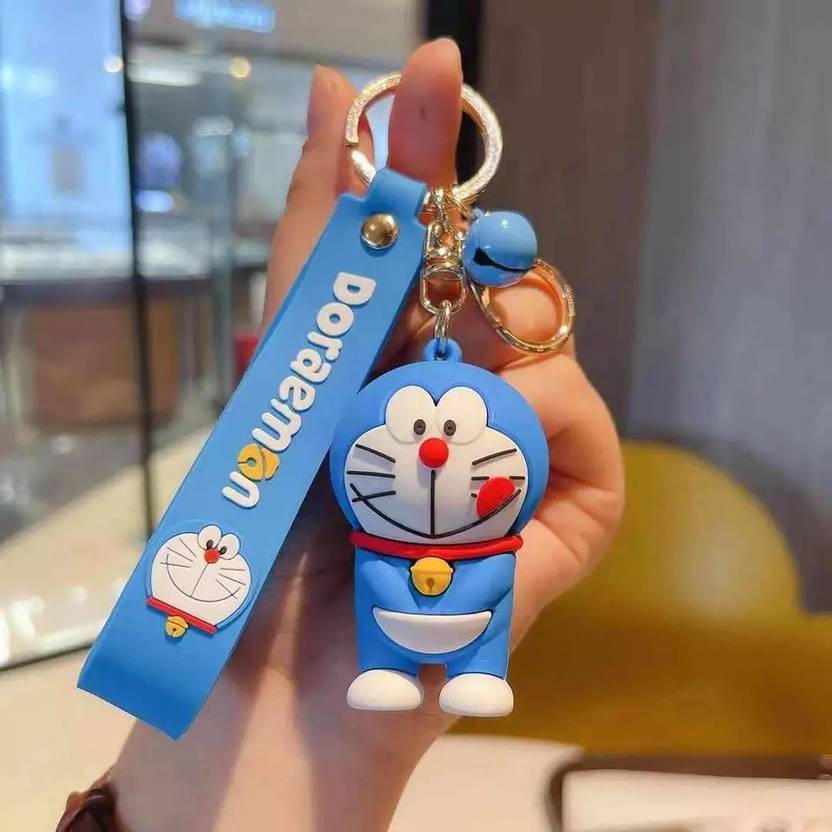NSV Cute Cartoon 3D Doraemon Keychain Strap Charm & Hook Toys Kid