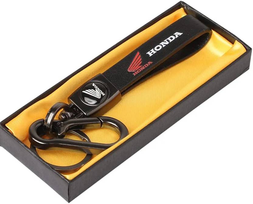 Jainsburys Wings Honda Leather Strip Keychain & Best quality keychain Key Chain Price in India
