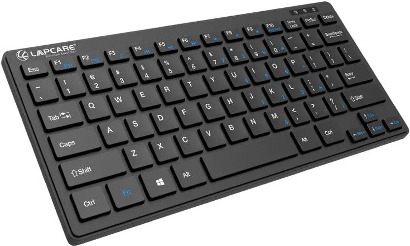 LAPCARE LAPCARE D-Lite Plus Mini Wireless 87 Key keyboard Black Wireless Laptop-size Desktop Keyboard Compatible with Desktop, Laptop, Mac(Black) - Flipkart Deal