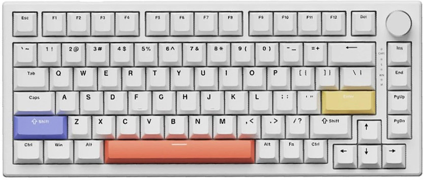 Martzilla Martzilla VGNA75 Wired USB Laptop-size Gaming Keyboard Compatible with Desktop, Mac, Laptop(White) - Flipkart Deal