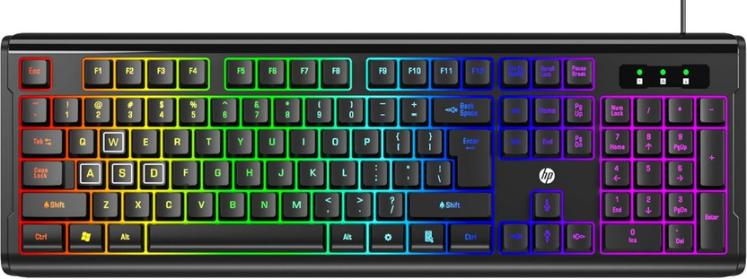 HP HP K280 Wired USB Standard Gaming Keyboard Compatible with Desktop, Laptop(Black) - Flipkart Deal