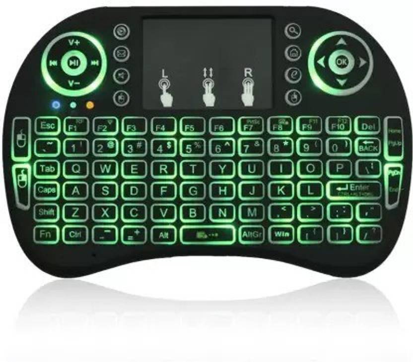 CREATION4U Mini Wireless Keyboard with builtin Touchpad MouseSmart