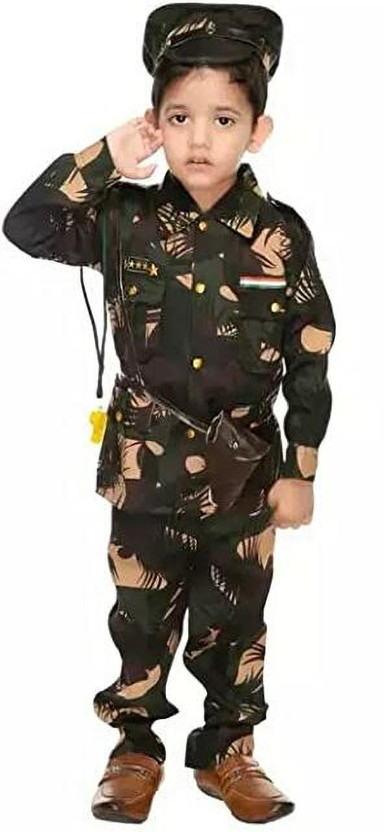 Gautam clotheses Army Police BSF dress for Kids Costume Wear