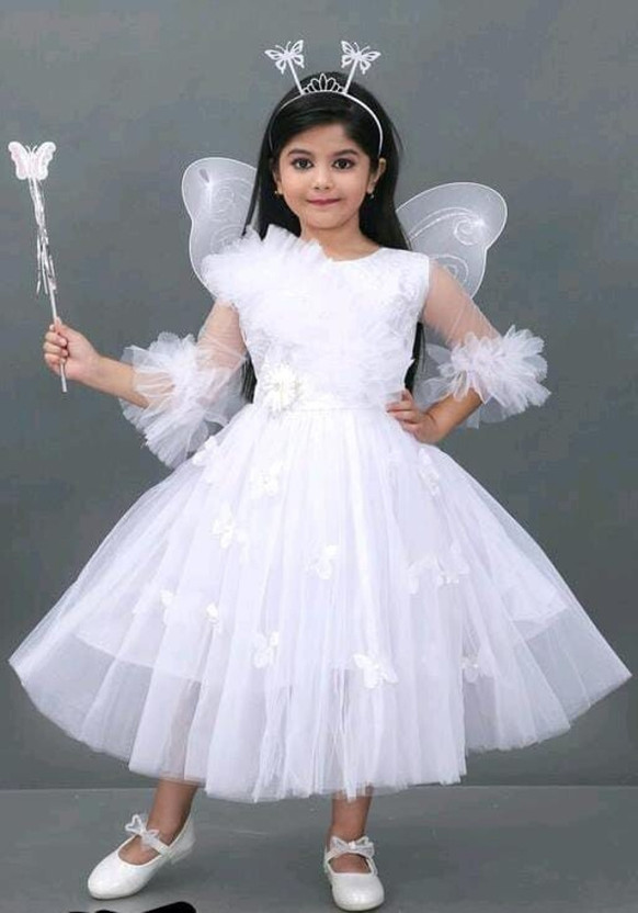 Anmol Dress Pari Frock With Set Kids Costume Wear