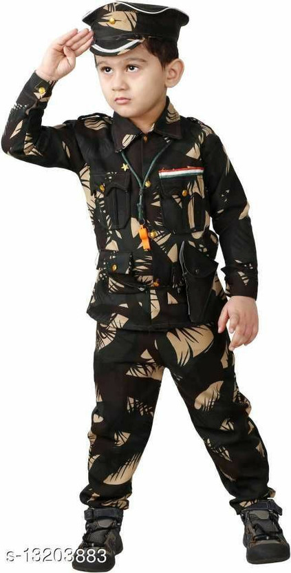 KUSHI LIFESTYLE Army man Kids Costume Wear