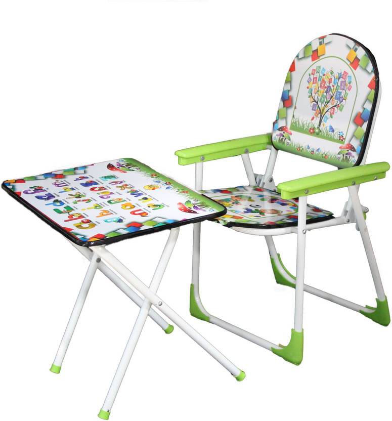 Evolife Educational Kids Study Table & Chair, Height Adjustable Plastic