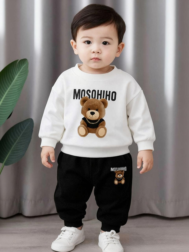 Online Online Loot Store Baby Boys & Baby Girls Casual Sweatshirt Trouser(white) - Flipkart Deal