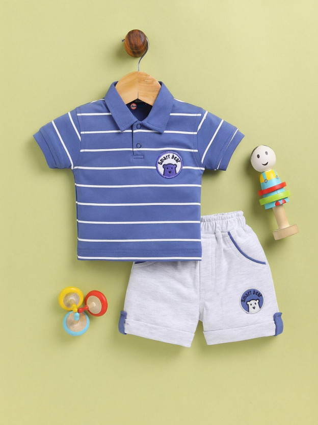 Mars Mars Infiniti Baby Boys Casual T-shirt Shorts(Blue) - Flipkart Deal
