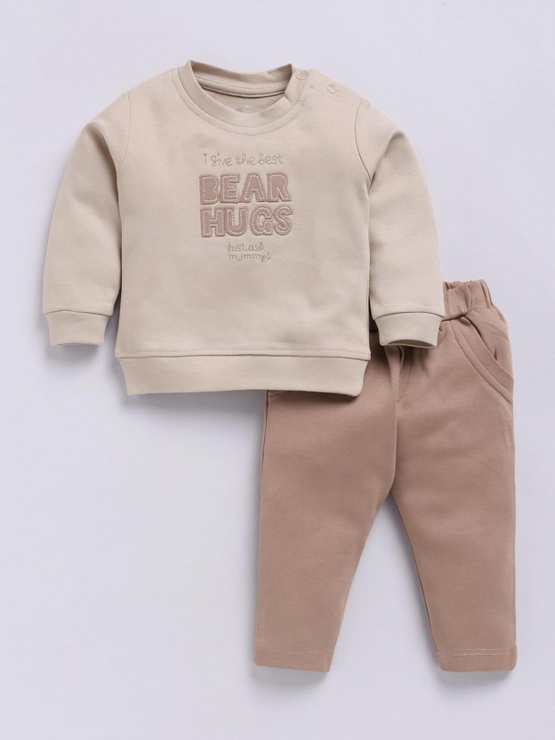 BabyGo BabyGo Baby Boys Casual T-shirt Pyjama(BEIGE) - Flipkart Deal