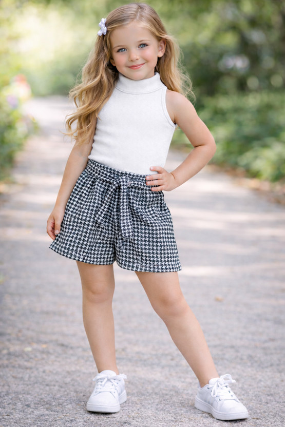Rammi Creation Baby Girls Casual Top Shorts(White, Pack of 1)