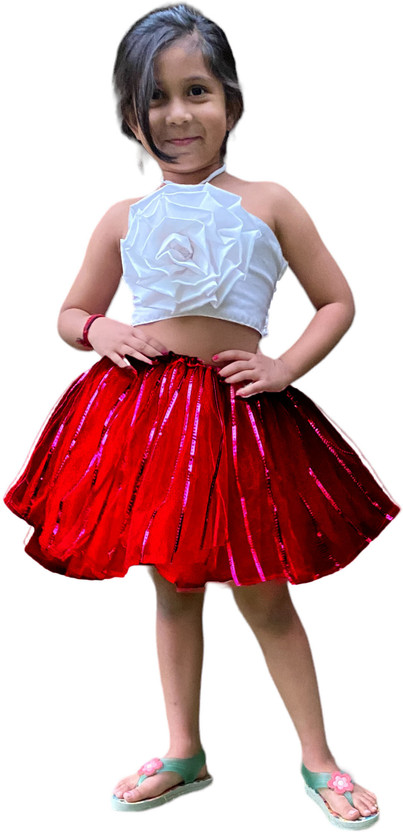 AGLARE AGLARE Girls Casual Skirt Skirt(Pink) - Flipkart Deal