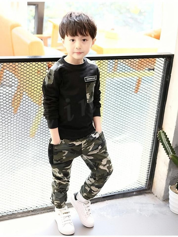 JEKESHVI JEKESHVI Baby Boys & Baby Girls Casual T-shirt Trouser(Black) - Flipkart Deal