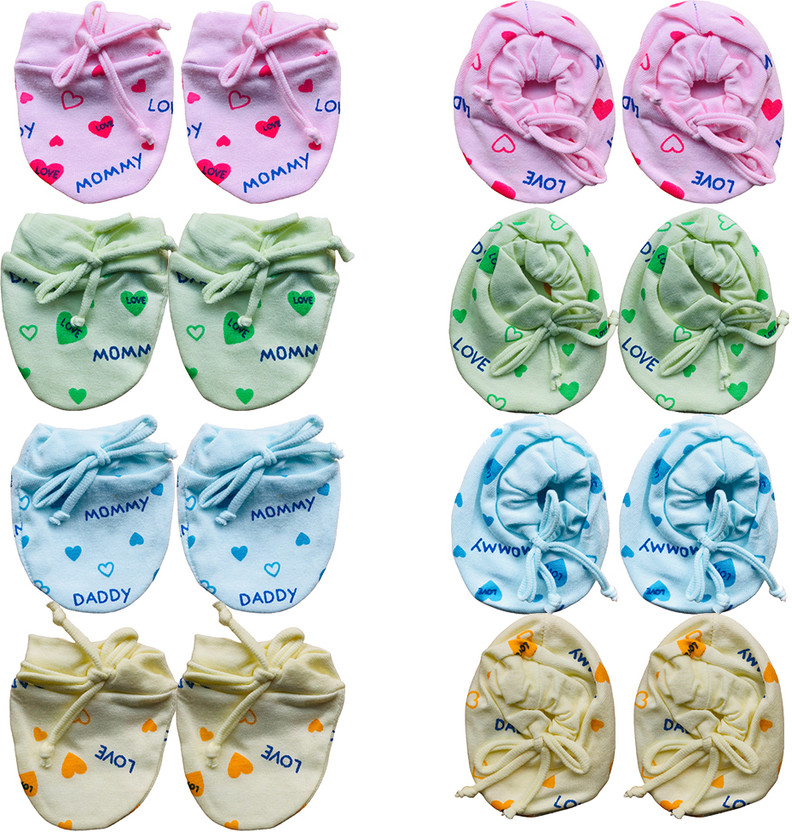 Babking Baby Boys & Baby Girls Casual Mitten Bootie(MULTICOLOR)