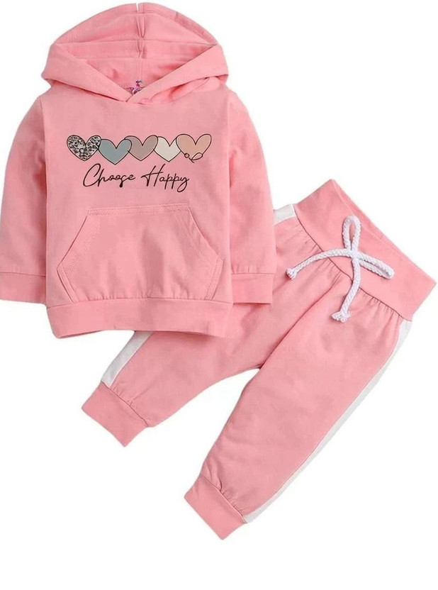 PORPY PORPY Boys & Girls Party(Festive) Sweatshirt Sweatshirt, Sweatpant(PINK) - Flipkart Deal