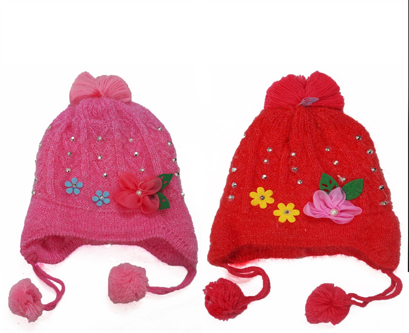 Indus Cloud Skull Cap(Multicolor, Pack of 2)