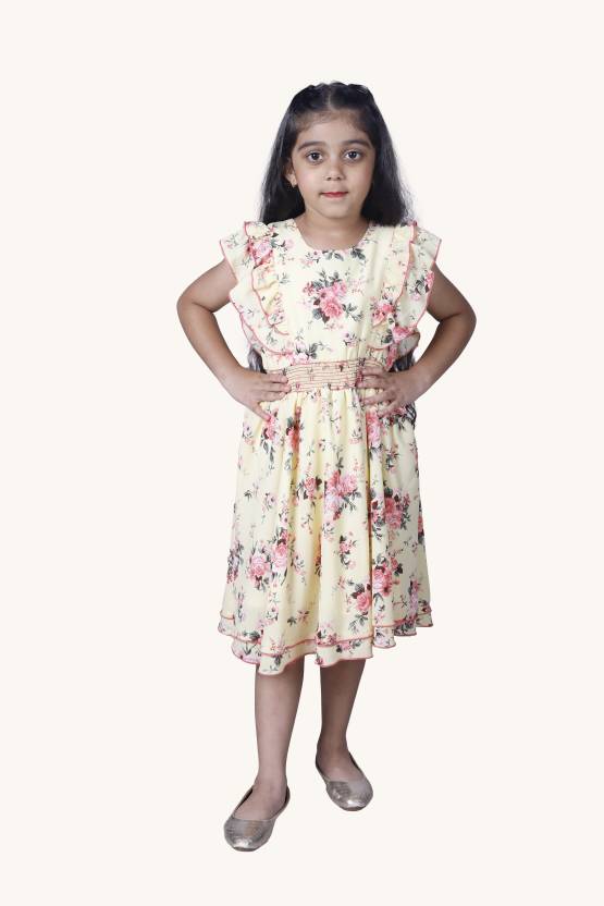 SUZY KIDS Girls Below Knee Casual Dress Price in India - Buy SUZY KIDS ...