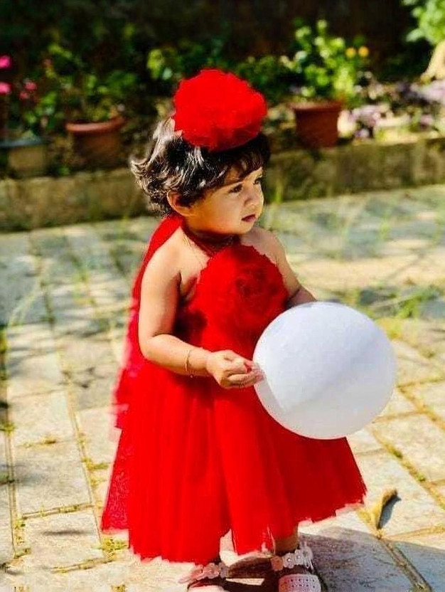 Rudrax Rudrax Girls Party(Festive) Gown Hairband(Red) - Flipkart Deal