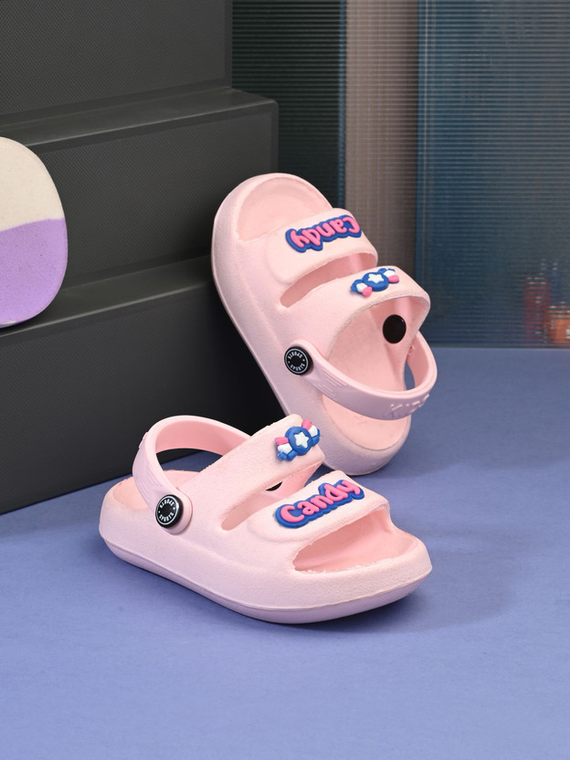 aadi Boys & Girls Sling Back Clogs(Pink , 18-24 Months)