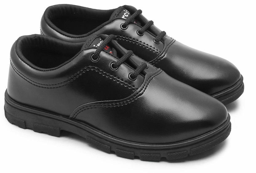 Aircity Boys & Girls Lace Derby Shoes(Black, 9-10 Years)