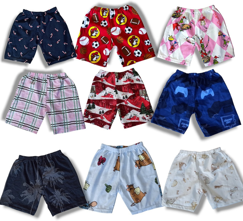 Sira Sira online Short For Baby Boys & Baby Girls Casual Printed Cotton Blend, Cotton Jersey, Cotton Lycra, Cotton Linen(Multicolor, Pack of 10) - Flipkart Deal