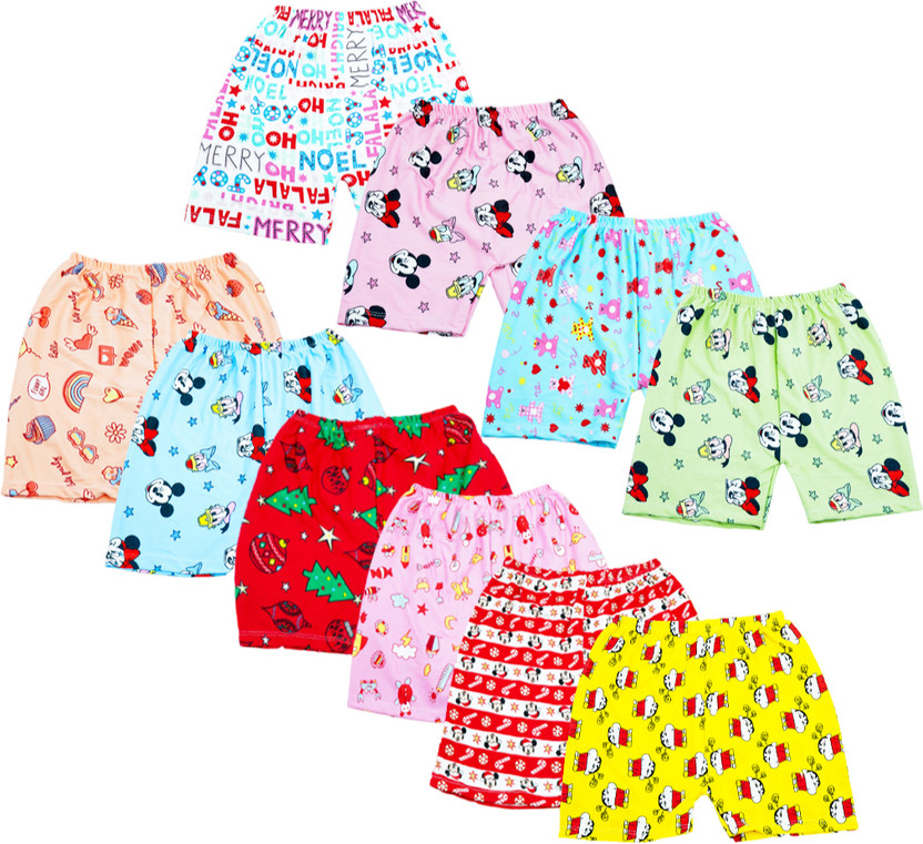 Lilikid Lilikid Short For Baby Boys & Baby Girls Casual Printed Cotton Blend(Multicolor, Pack of 10) - Flipkart Deal