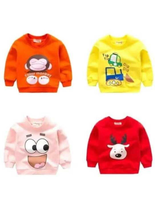 Online Online Loot Store Baby Boys & Baby Girls Printed Cotton Blend Regular T Shirt(Multicolor, Pack of 4) - Flipkart Deal