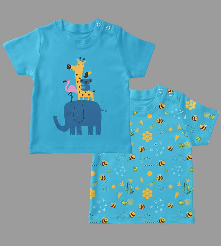 | The Panda Ant Baby Boys & Baby Girls Printed Pure Cotton T Shirt - Round Neck | The Panda Ant Baby Boys & Baby Girls Printed Pure Cotton T Shirt - Round Neck