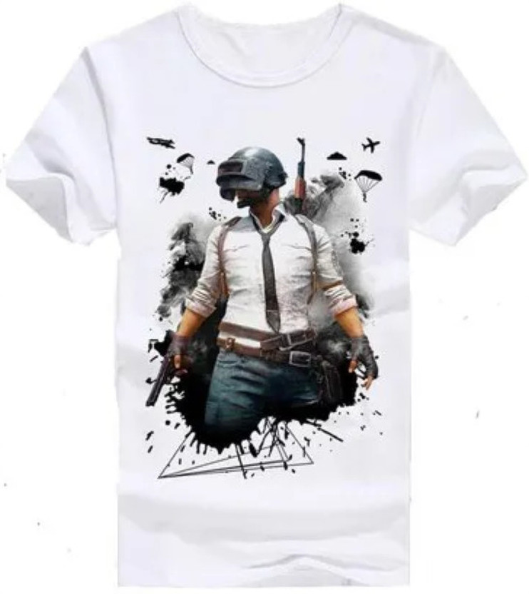 kiaaz kiaaz Boys & Girls Graphic Print Polyester Regular T Shirt(White, Pack of 1) - Flipkart Deal